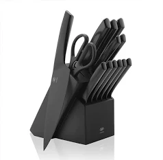 Jogo de faca afiado - pronto para cortar climão